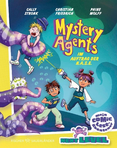 Buchcover und Innenansicht für das Buch: Mystery Agents: Im Auftrag der N.A.S.E.