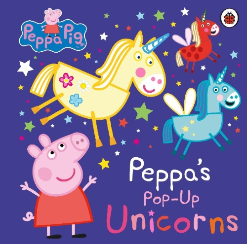 Buchcover und Innenansicht für das Buch: Peppa Pig: Peppa's Pop-Up Unicorns
