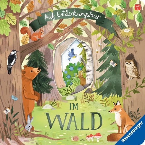 Buchcover und Innenansicht für das Buch: Let's explore: The woods