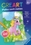 Buchcover und Innenansicht für das Buch: CreArt Malen nach Zahlen ab 5 - Zauberpapier: Einhorn Zauber