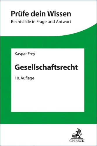Buchcover und Innenansicht für das Buch: Gesellschaftsrecht