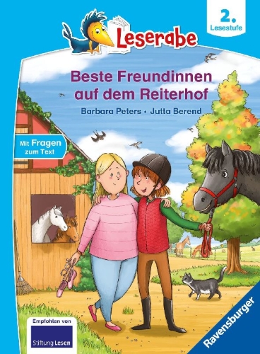 Buchcover und Innenansicht für das Buch: Leserabe 2. Lesestufe - Beste Freundinnen auf dem Reiterhof