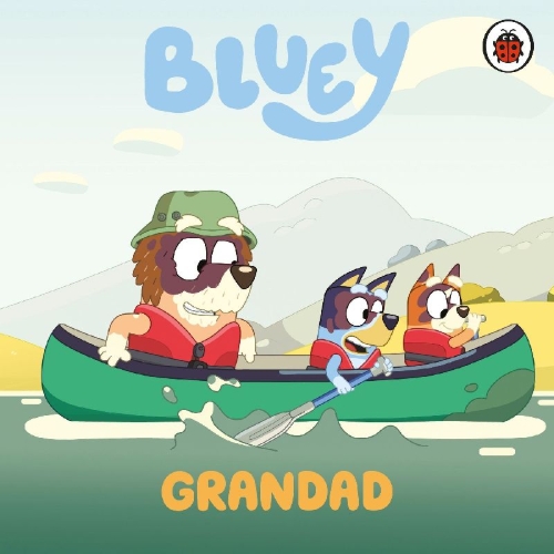 Buchcover und Innenansicht für das Buch: Bluey: Grandad