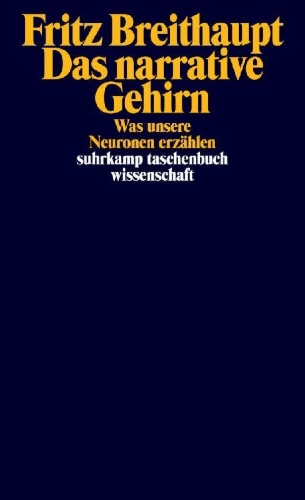 Buchcover und Innenansicht für das Buch: Das narrative Gehirn