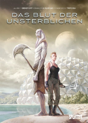 Buchcover und Innenansicht für das Buch: Das Blut der Unsterblichen