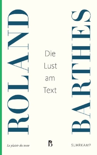 Buchcover und Innenansicht für das Buch: Le plaisir du texte