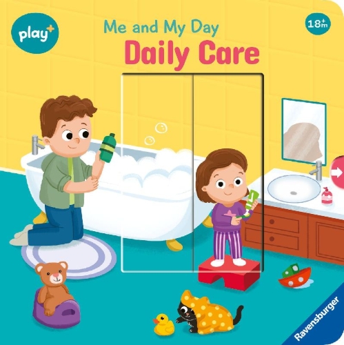 Buchcover und Innenansicht für das Buch: Play+ Me and My Day: Daily Care