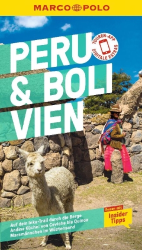 Buchcover und Innenansicht für das Buch: MARCO POLO Reiseführer Peru & Bolivien