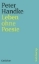 Buchcover und Innenansicht für das Buch: Leben ohne Poesie