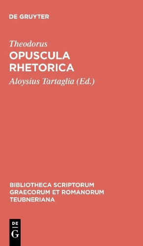 Buchcover und Innenansicht für das Buch: Opuscula rhetorica