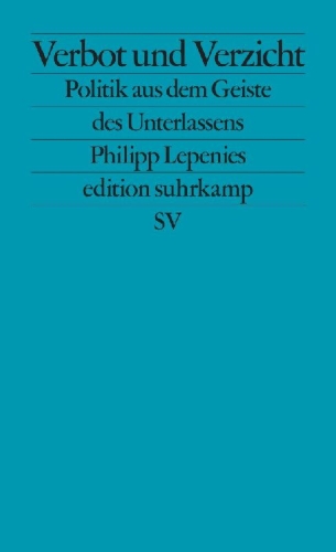 Buchcover und Innenansicht für das Buch: Verbot und Verzicht