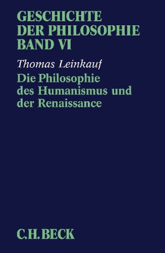 Buchcover und Innenansicht für das Buch: Die Philosophie des Humanismus und der Renaissance