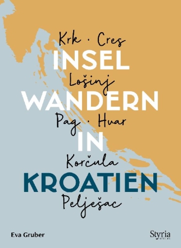 Buchcover und Innenansicht für das Buch: Inselwandern in Kroatien