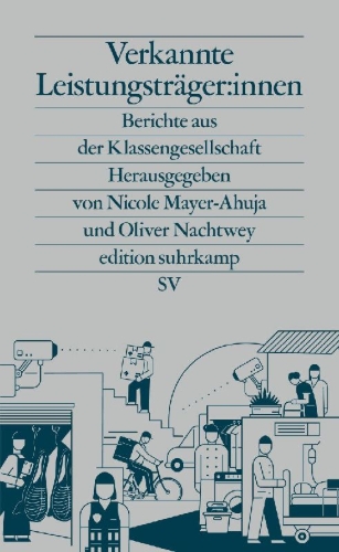 Buchcover und Innenansicht für das Buch: Verkannte Leistungsträger:innen