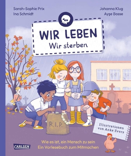 Buchcover und Innenansicht für das Buch: Wir leben  -  wir sterben