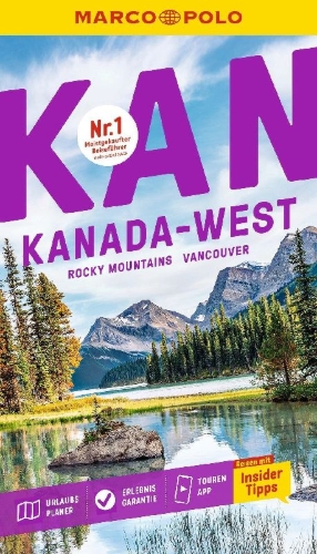 Buchcover und Innenansicht für das Buch: MARCO POLO Reiseführer Kanada West, Rocky Mountains, Vancouver