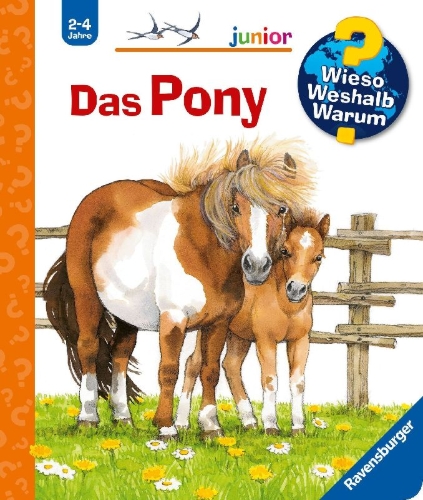 Buchcover und Innenansicht für das Buch: Wieso? Weshalb? Warum? junior, Band 20: Das Pony