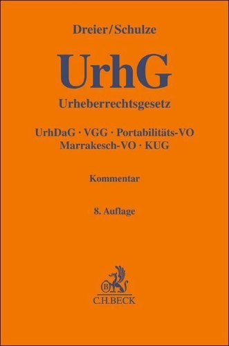Buchcover und Innenansicht für das Buch: Urheberrechtsgesetz. UrhG