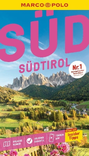 Buchcover und Innenansicht für das Buch: MARCO POLO Reiseführer Südtirol