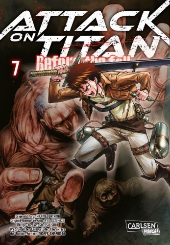 Buchcover und Innenansicht für das Buch: Shingeki no Kyojin - Before the Fall