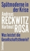 Buchcover und Innenansicht für das Buch: Spätmoderne in der Krise