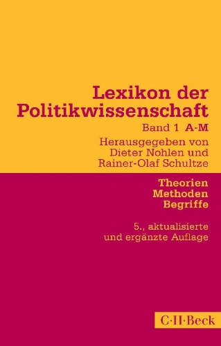Buchcover und Innenansicht für das Buch: Lexikon der Politikwissenschaft Bd. 1: A-M