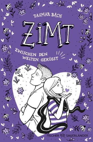 Buchcover und Innenansicht für das Buch: Zimt - Zwischen den Welten geküsst