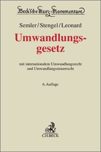 Buchcover und Innenansicht für das Buch: Umwandlungsgesetz. UmwG