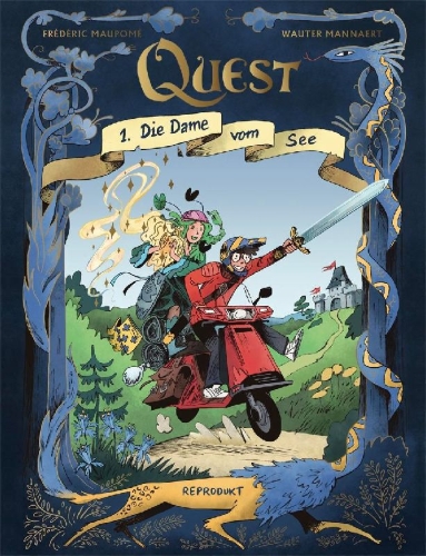 Buchcover und Innenansicht für das Buch: Quest 1