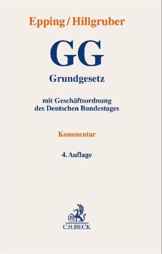 Buchcover und Innenansicht für das Buch: Grundgesetz. GG