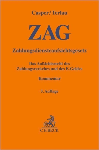 Buchcover und Innenansicht für das Buch: Zahlungsdiensteaufsichtsgesetz (ZAG)