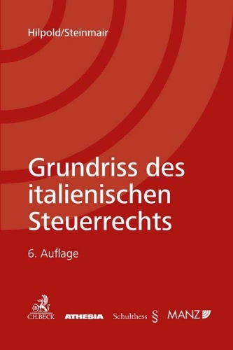 Buchcover und Innenansicht für das Buch: Grundriss des italienischen Steuerrechts