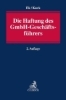 Buchcover und Innenansicht für das Buch: Die Haftung des GmbH-Geschäftsführers