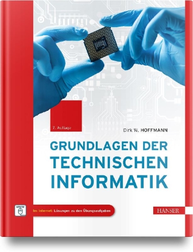 Buchcover und Innenansicht für das Buch: Grundlagen der Technischen Informatik