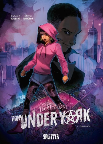 Buchcover und Innenansicht für das Buch: Die Chroniken von Under York. Band 1