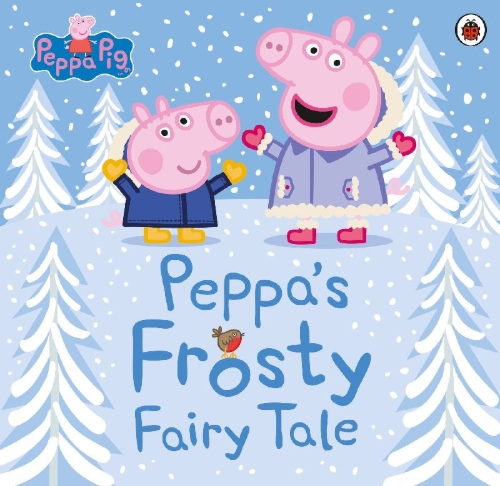 Buchcover und Innenansicht für das Buch: Peppa Pig: Peppa's Frosty Fairy Tale