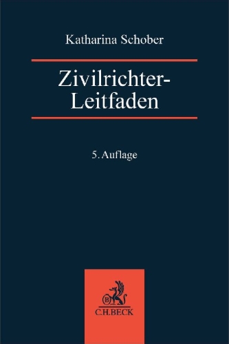 Buchcover und Innenansicht für das Buch: Zivilrichter-Leitfaden