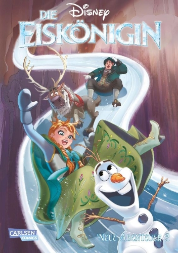 Buchcover und Innenansicht für das Buch: Disney Frozen: Reunion Road