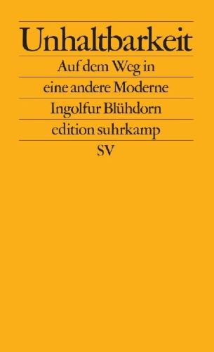Buchcover und Innenansicht für das Buch: Unhaltbarkeit