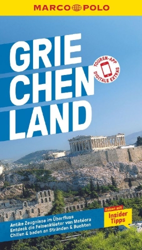 Buchcover und Innenansicht für das Buch: MARCO POLO Reiseführer Griechenland Festland