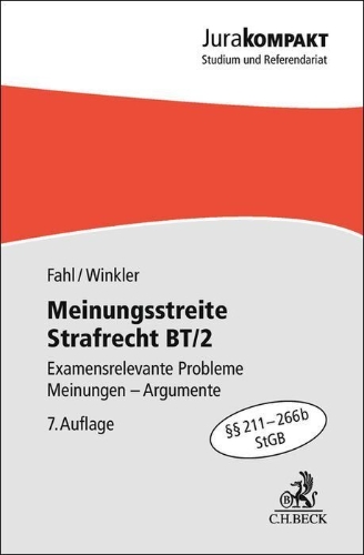 Buchcover und Innenansicht für das Buch: Meinungsstreite Strafrecht BT/2