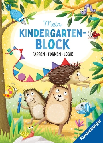 Buchcover und Innenansicht für das Buch: Mein Kindergarten-Block
