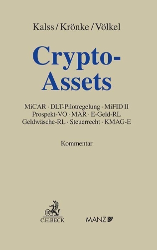 Buchcover und Innenansicht für das Buch: Crypto-Assets