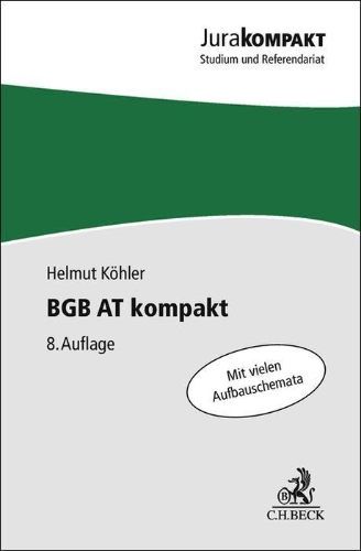 Buchcover und Innenansicht für das Buch: BGB AT kompakt