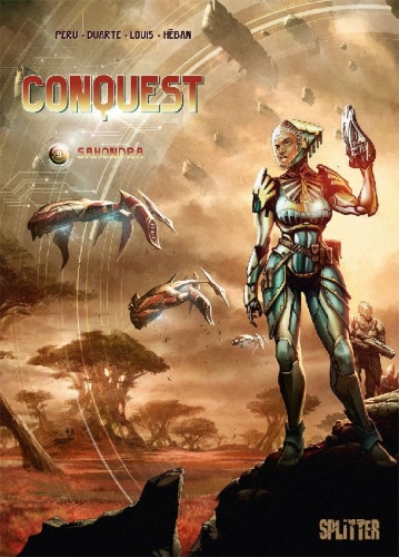 Buchcover und Innenansicht für das Buch: Conquest. Band 9