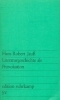 Buchcover und Innenansicht für das Buch: Literaturgeschichte als Provokation