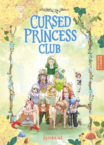 Buchcover und Innenansicht für das Buch: Cursed Princess Club 03