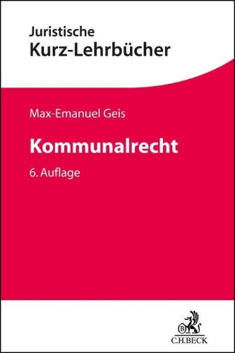 Buchcover und Innenansicht für das Buch: Kommunalrecht