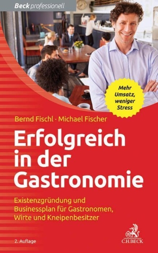 Buchcover und Innenansicht für das Buch: Erfolgreich in der Gastronomie
