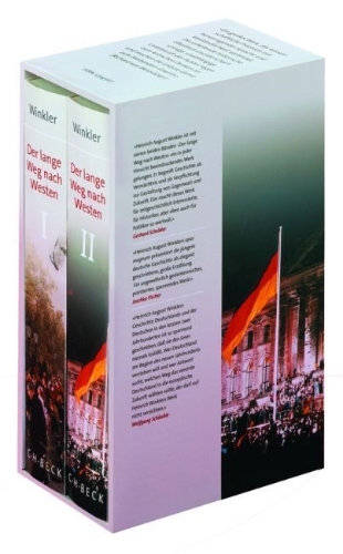 Buchcover und Innenansicht für das Buch: Der lange Weg nach Westen - Deutsche Geschichte I und II